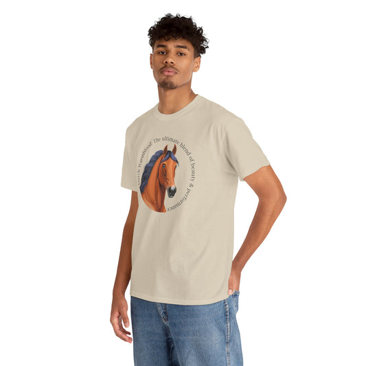 Dutch Warmblood Unisex Heavy Cotton Tee - "The Ultimate Blend of Beauty & Performance"