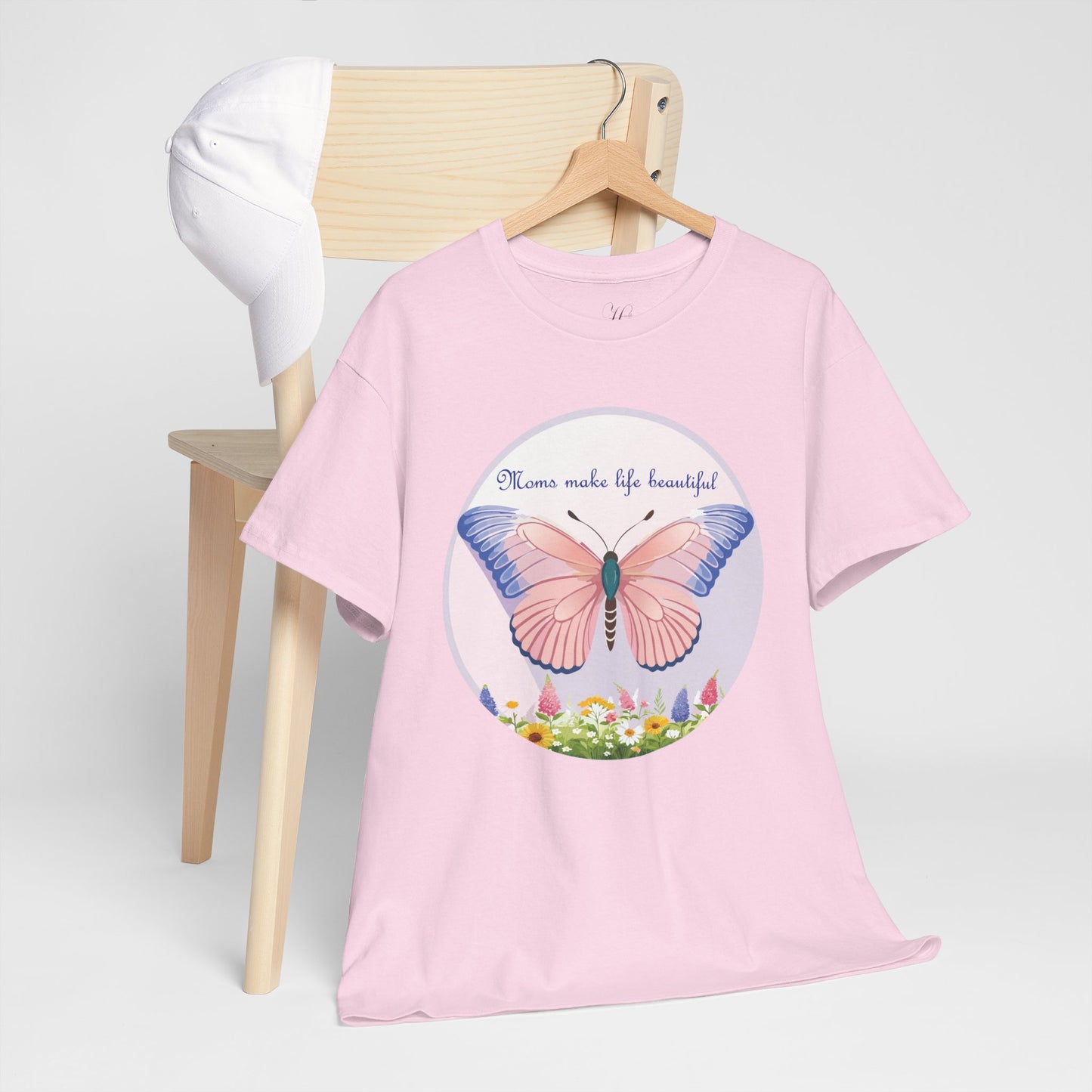 Mom Makes Life Beautiful Butterfly Tee