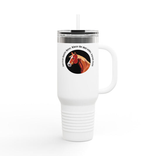 American Quarter Horse Insulated Travel Mug - 40oz - Perfect for Horse Lovers and Riders
