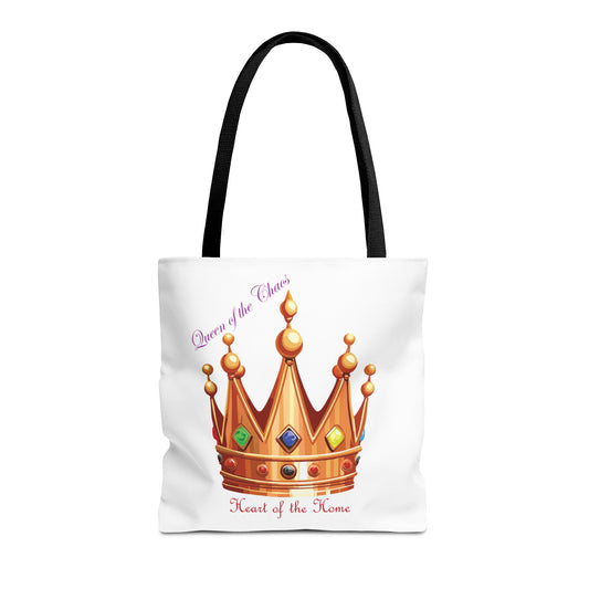 Queen of Chaos Tote Bag - Heart of the Home Style