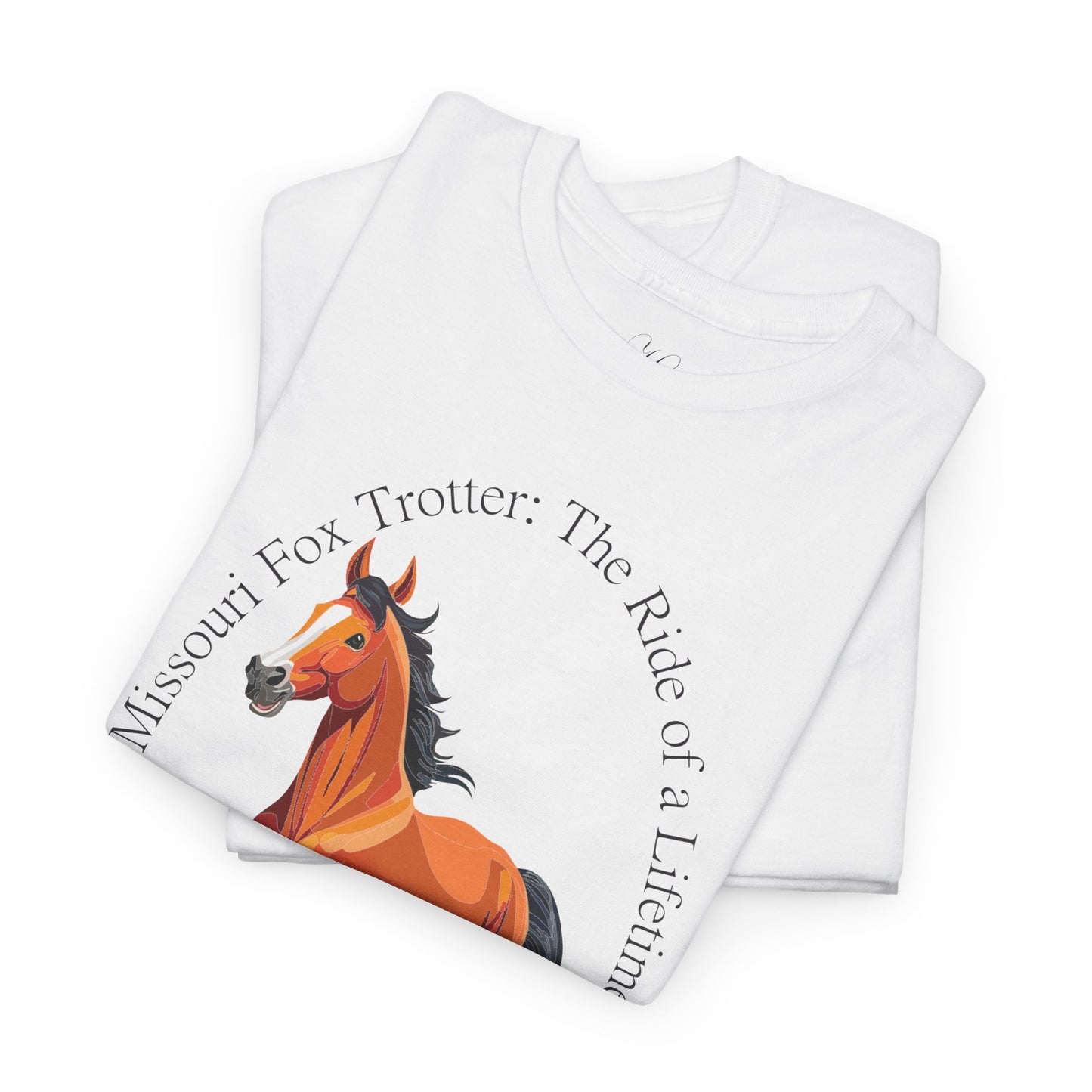 Missouri Fox Trotter: Unisex Heavy Cotton Horse Tee