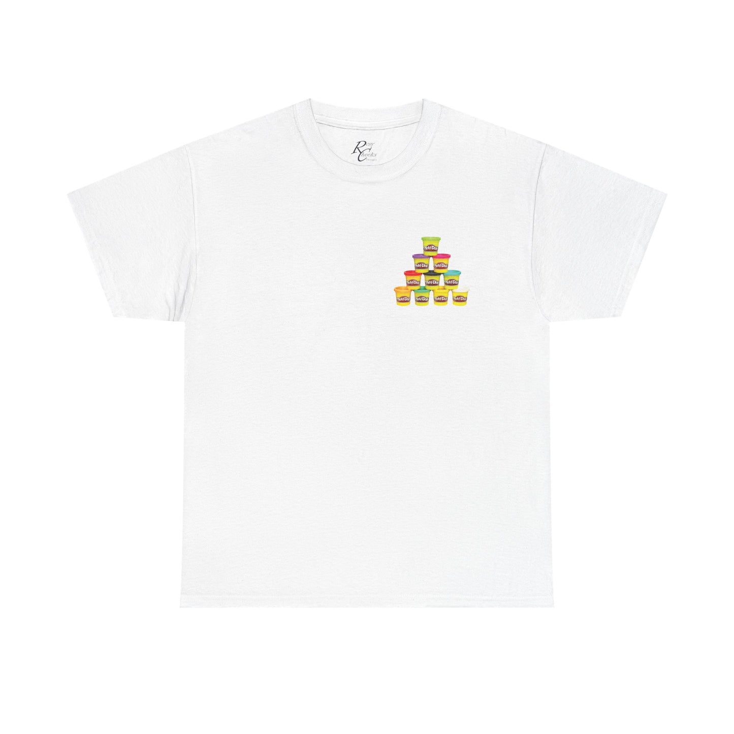 Camiseta unisex de algodón grueso inspirada en Play-Doh: sé creativo y flexible 
