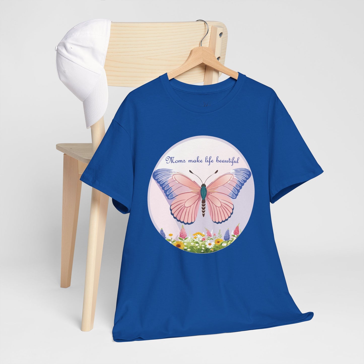 Mom Makes Life Beautiful Butterfly Tee