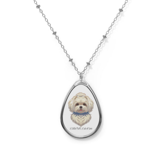 Maltese Oval Necklace – A Little Fluff, A Lot of Love