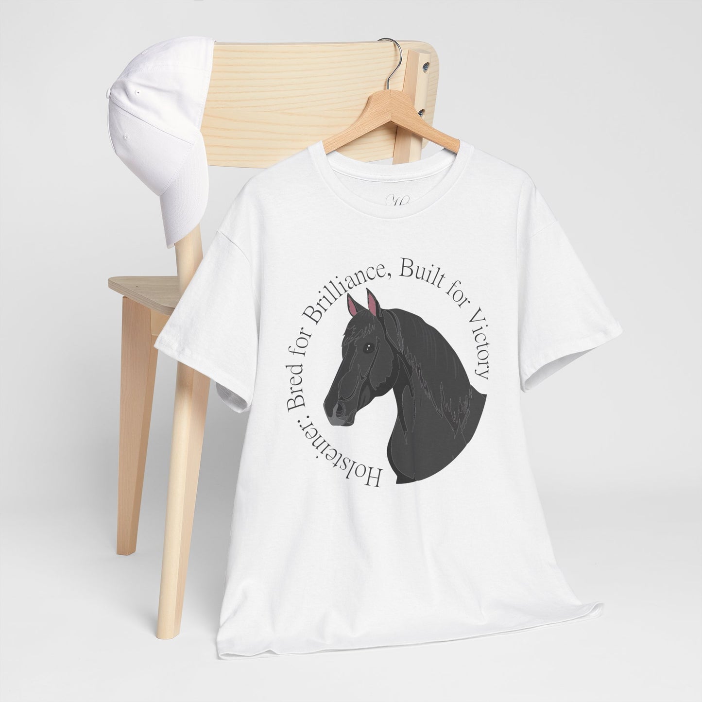Holsteiner Horse Lover Unisex Heavy Cotton Tee - "Bred for Brilliance, Built for Victory"