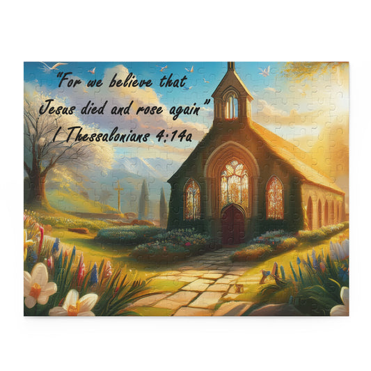 Rompecabezas inspirador de la iglesia - 120/252/500 piezas - Regalo inspirador 