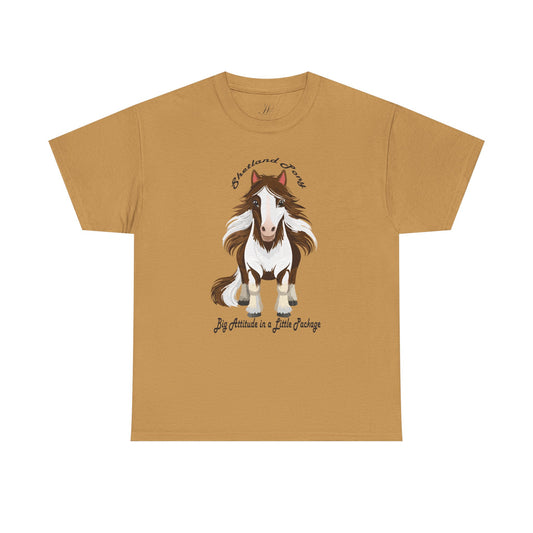 Shetland Pony Unisex Heavy Cotton Tee