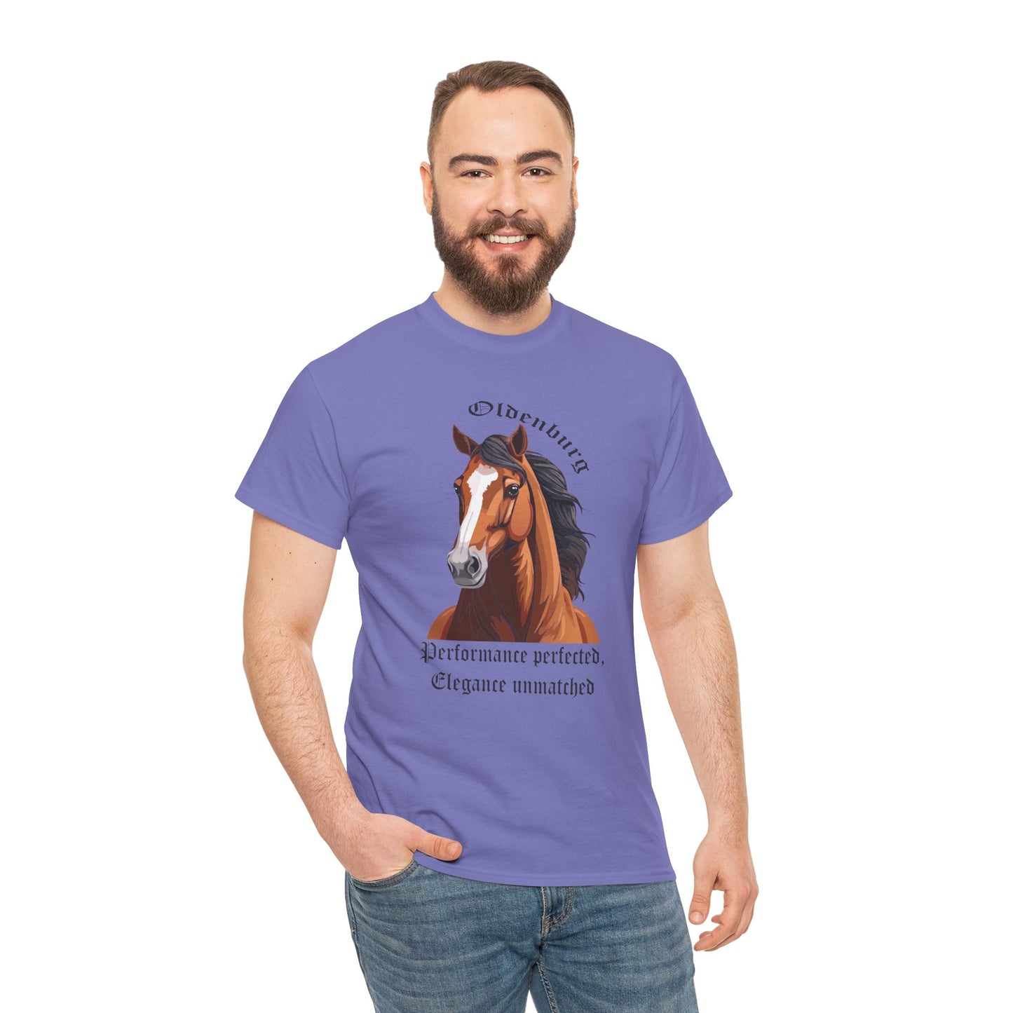 Oldenburg Unisex Heavy Cotton Tee - Performance Perfected, Elegance Unmatched