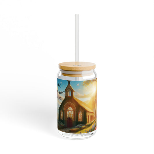 Vaso inspirador con versículo religioso - 16 oz 