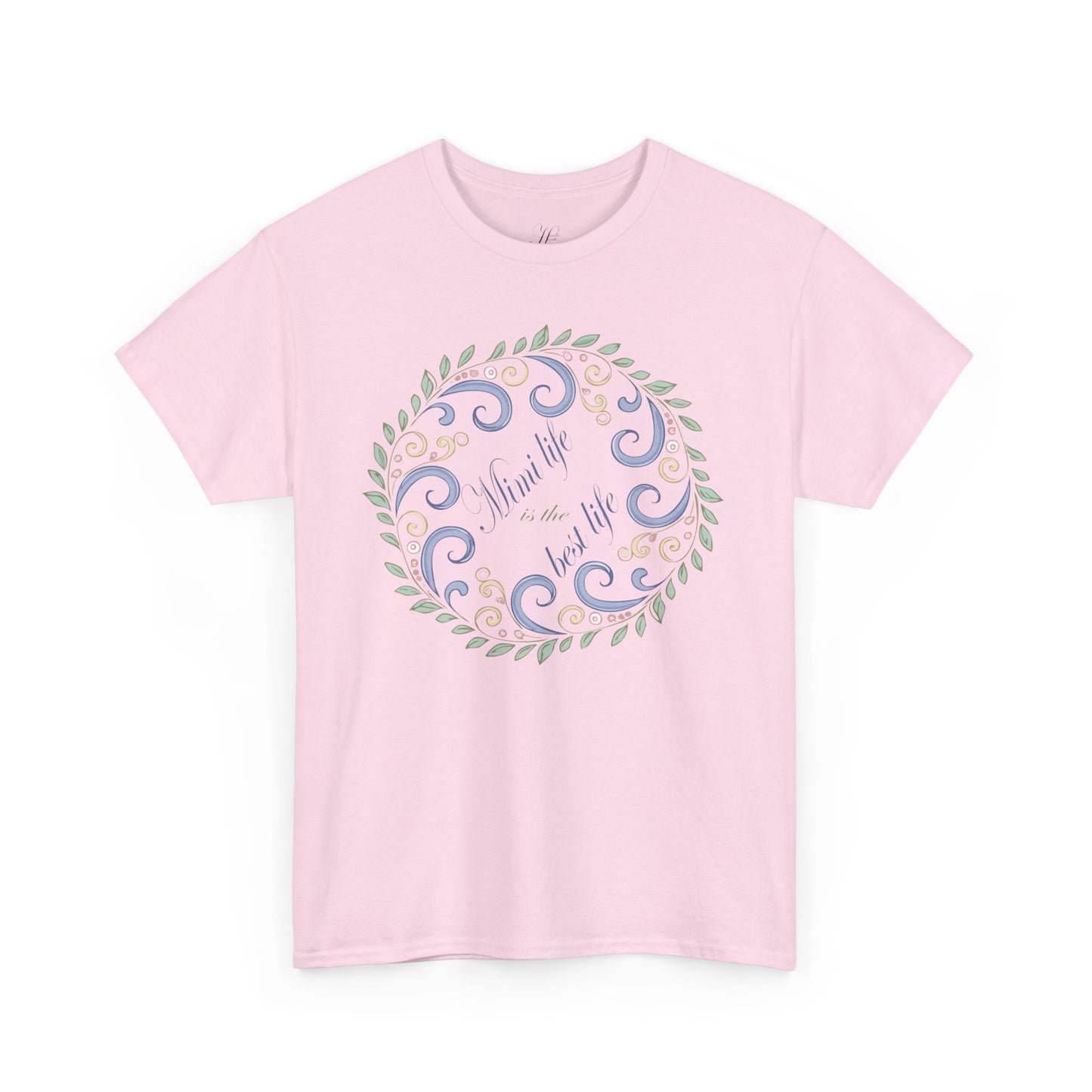 Inspirational Unisex Heavy Cotton Tee - "Mimi Life is the best life"