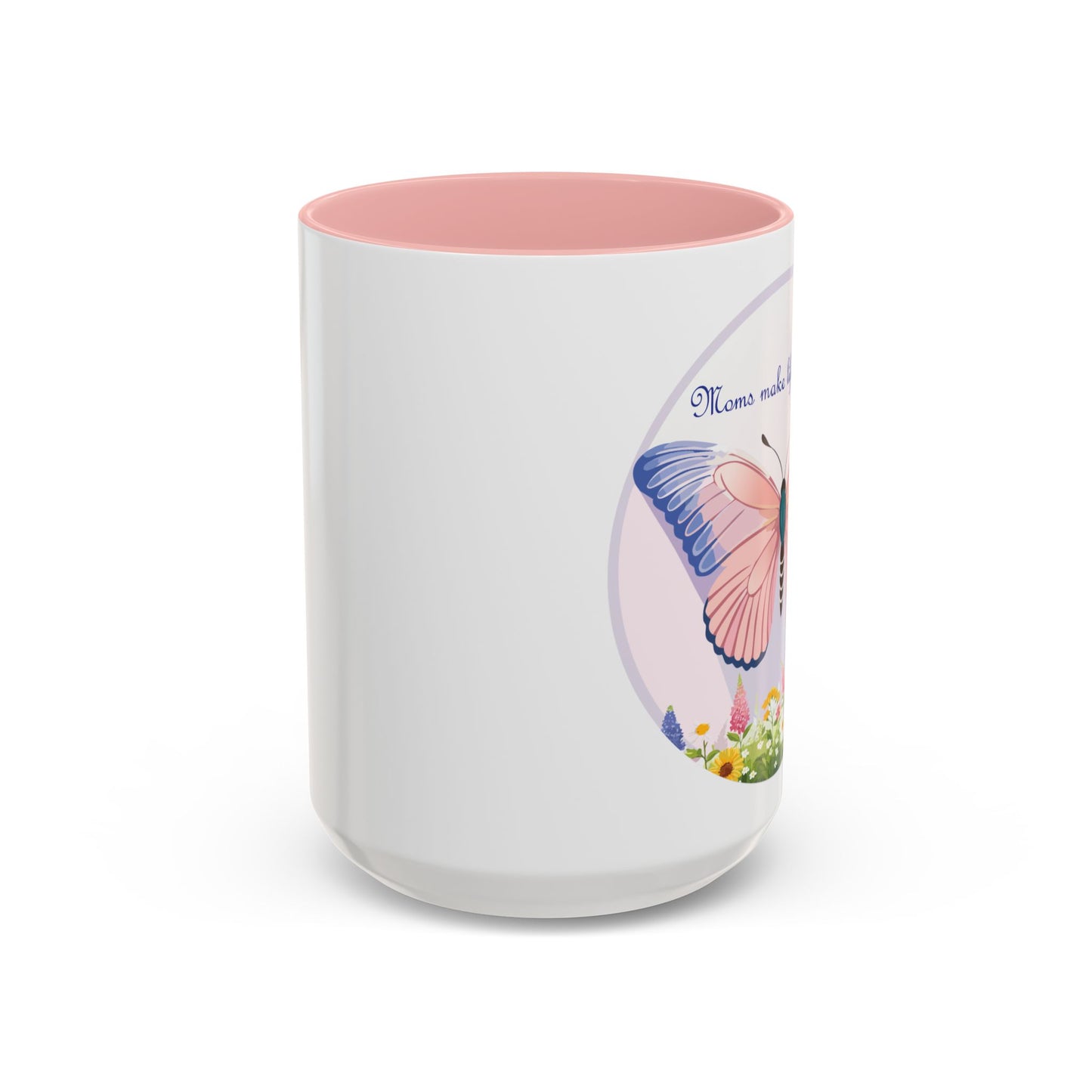 Mom's Beautiful Butterfly Accent Coffee Mug - Perfect Gift for Mother's Day