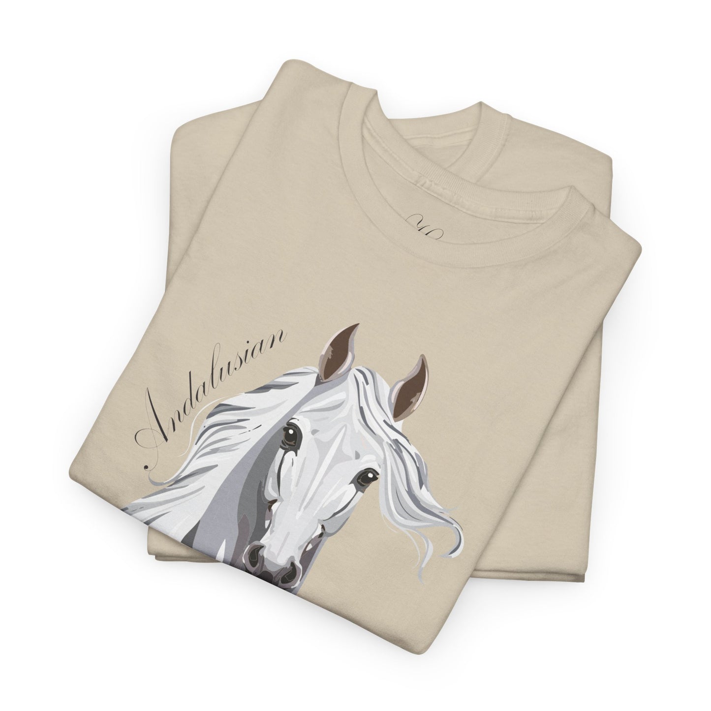 Andalusian Horse Design Unisex Heavy Cotton Tee