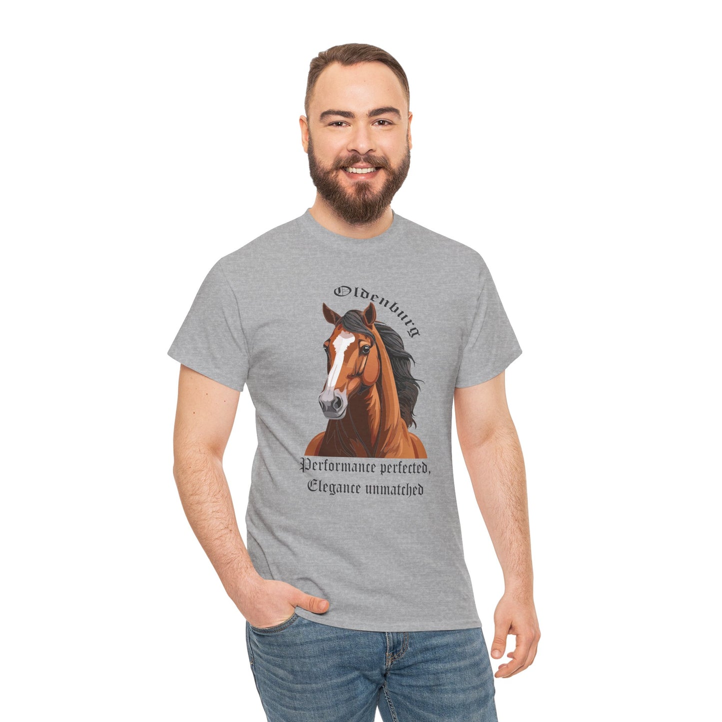Oldenburg Unisex Heavy Cotton Tee - Performance Perfected, Elegance Unmatched