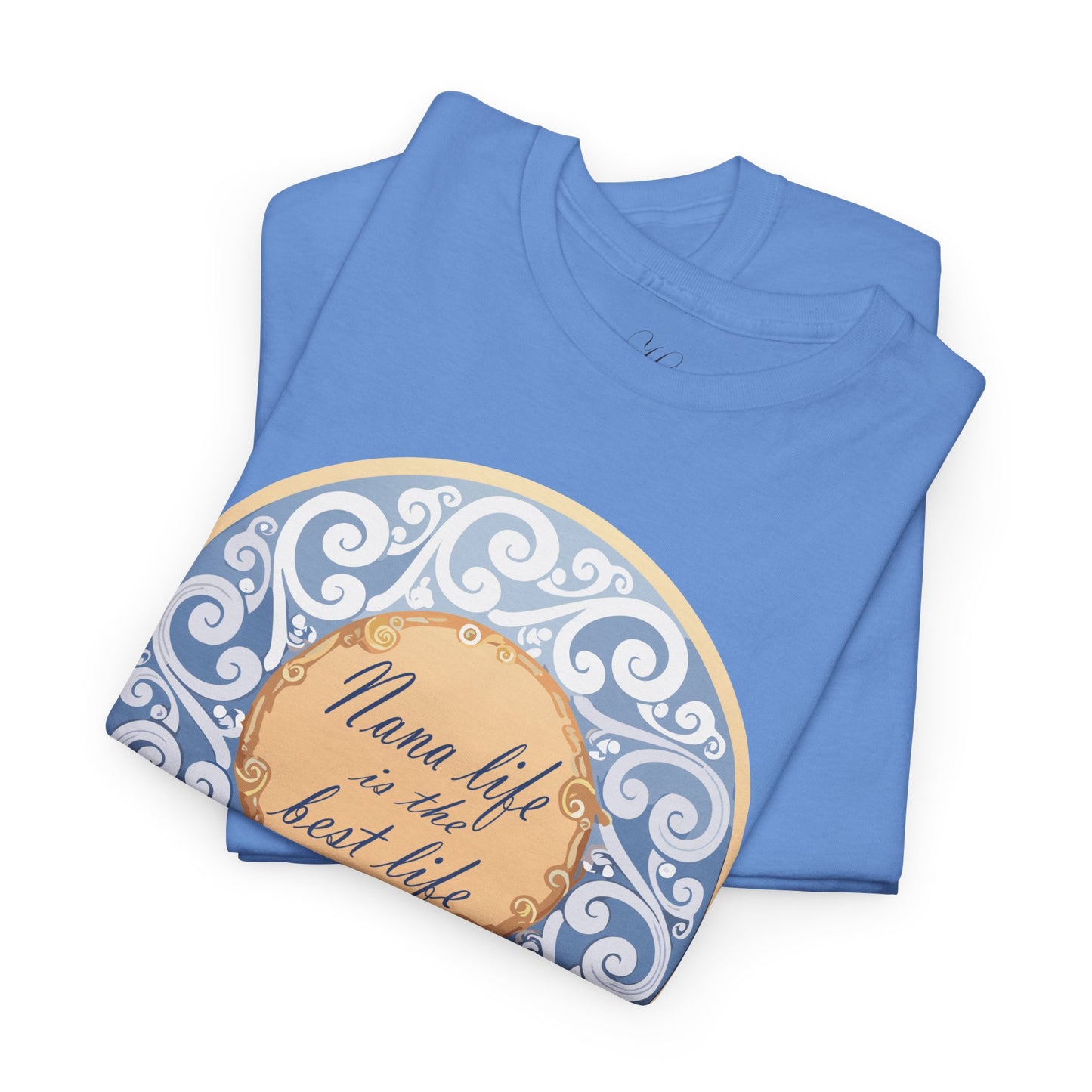 Motivational Unisex Heavy Cotton Tee - "Nana Life is the Best Life"
