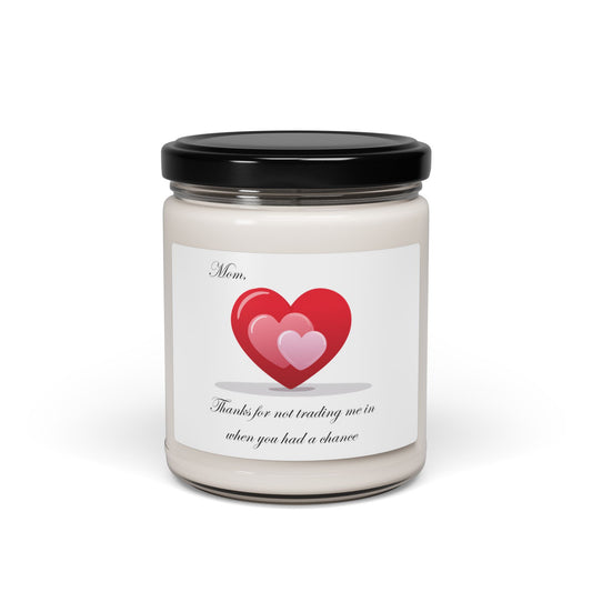 Heartfelt Mom Scented Soy Candle - 9oz, Thank You Gift for Mother's Day