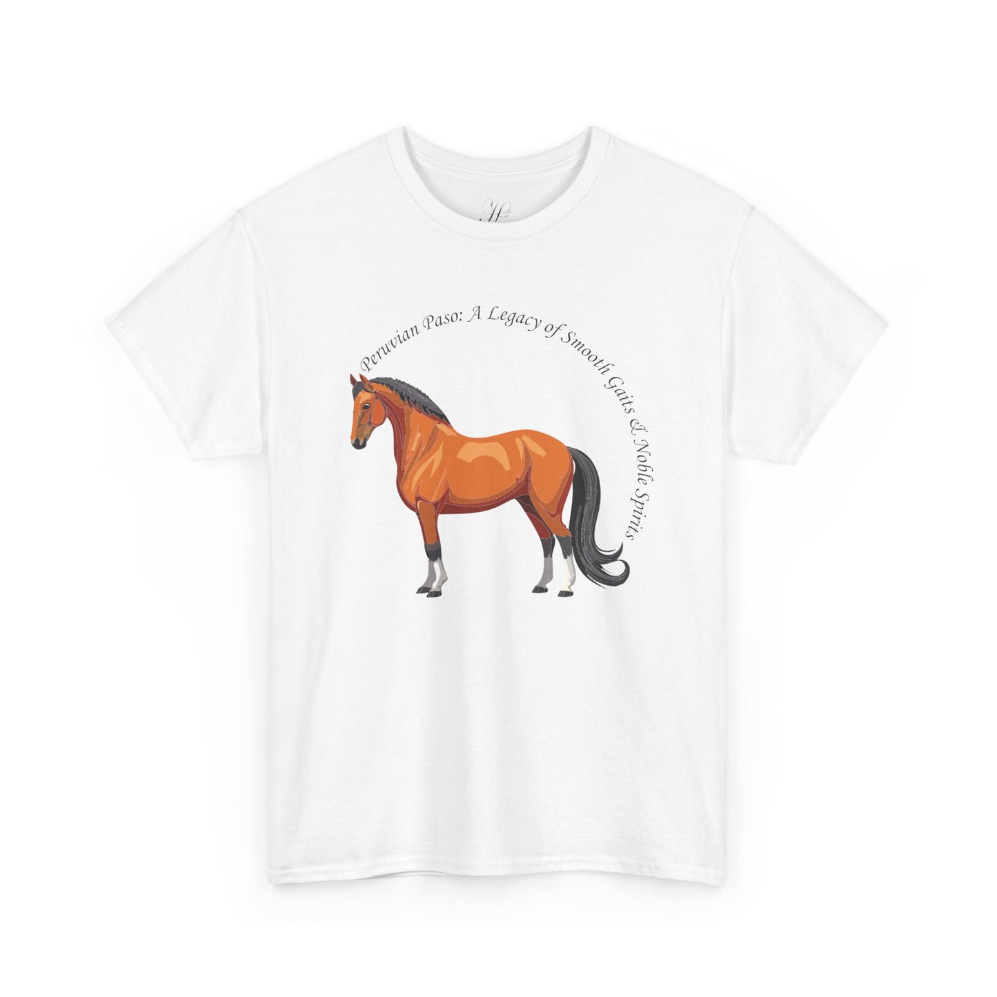 Peruvian Paso Passion Unisex Heavy Cotton Tee - Horse Graphic T-Shirt for Animal Lovers
