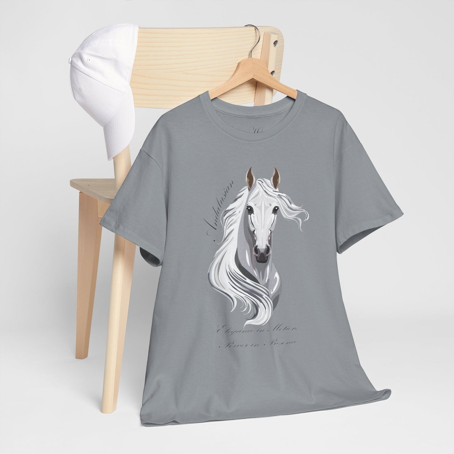 Andalusian Horse Design Unisex Heavy Cotton Tee