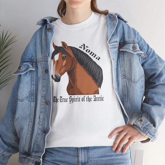 Noma The True Spirit of the Arctic Horse Tee - Unisex Heavy Cotton T-Shirt