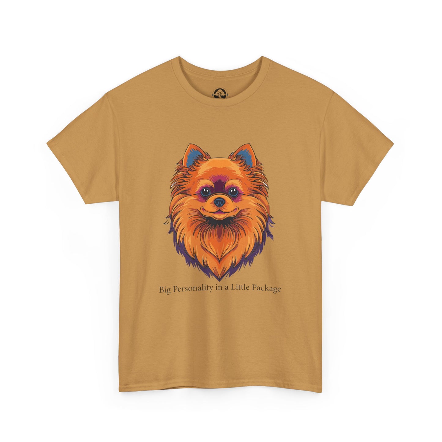 Pomerania - Gran personalidad en un paquete pequeño Camiseta unisex de algodón grueso 