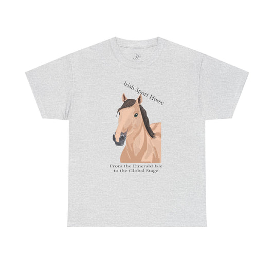 Irish Sport Horse Tee - Unisex Heavy Cotton T-Shirt