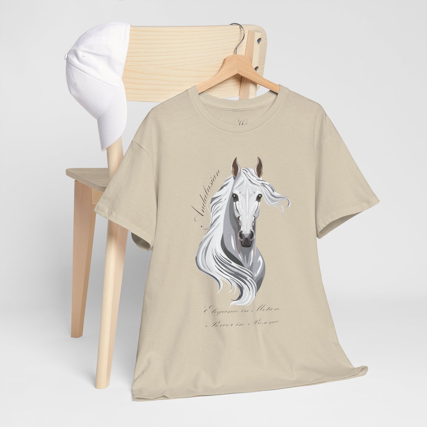 Andalusian Horse Design Unisex Heavy Cotton Tee