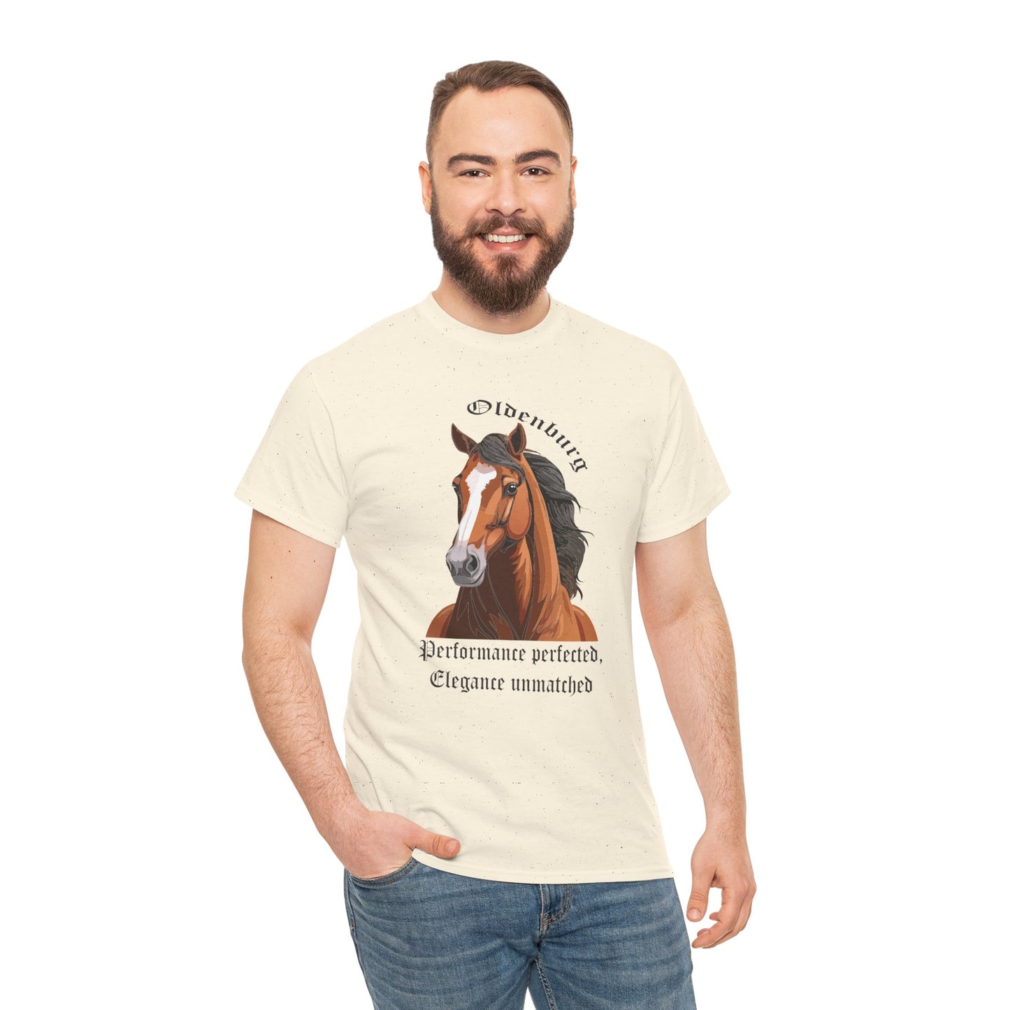Oldenburg Unisex Heavy Cotton Tee - Performance Perfected, Elegance Unmatched