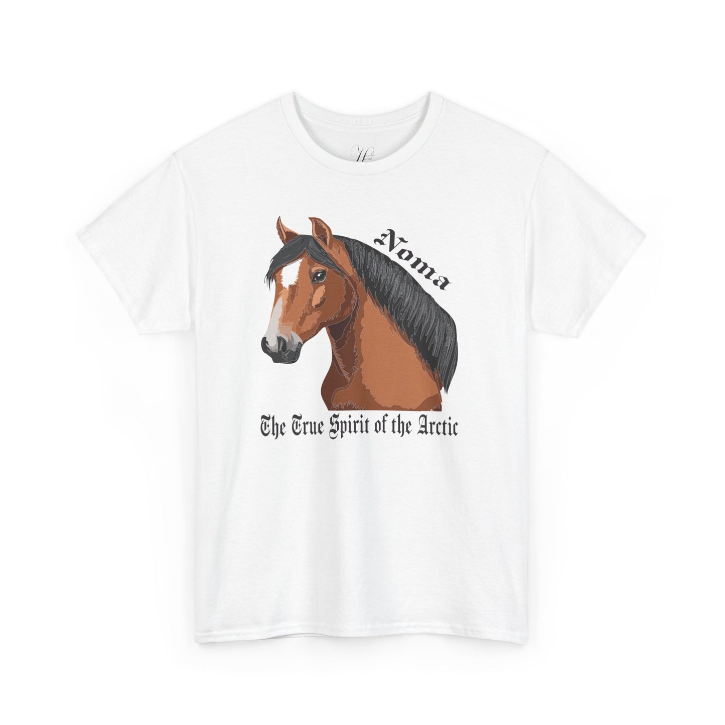 Noma The True Spirit of the Arctic Horse Tee - Unisex Heavy Cotton T-Shirt