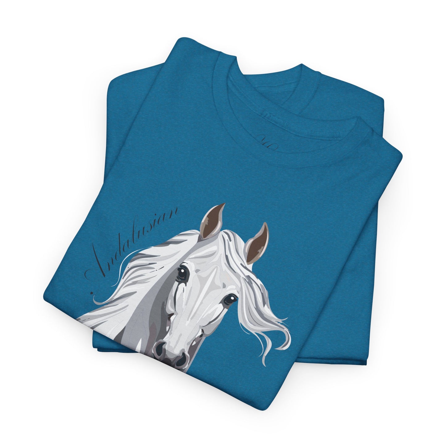 Andalusian Horse Design Unisex Heavy Cotton Tee