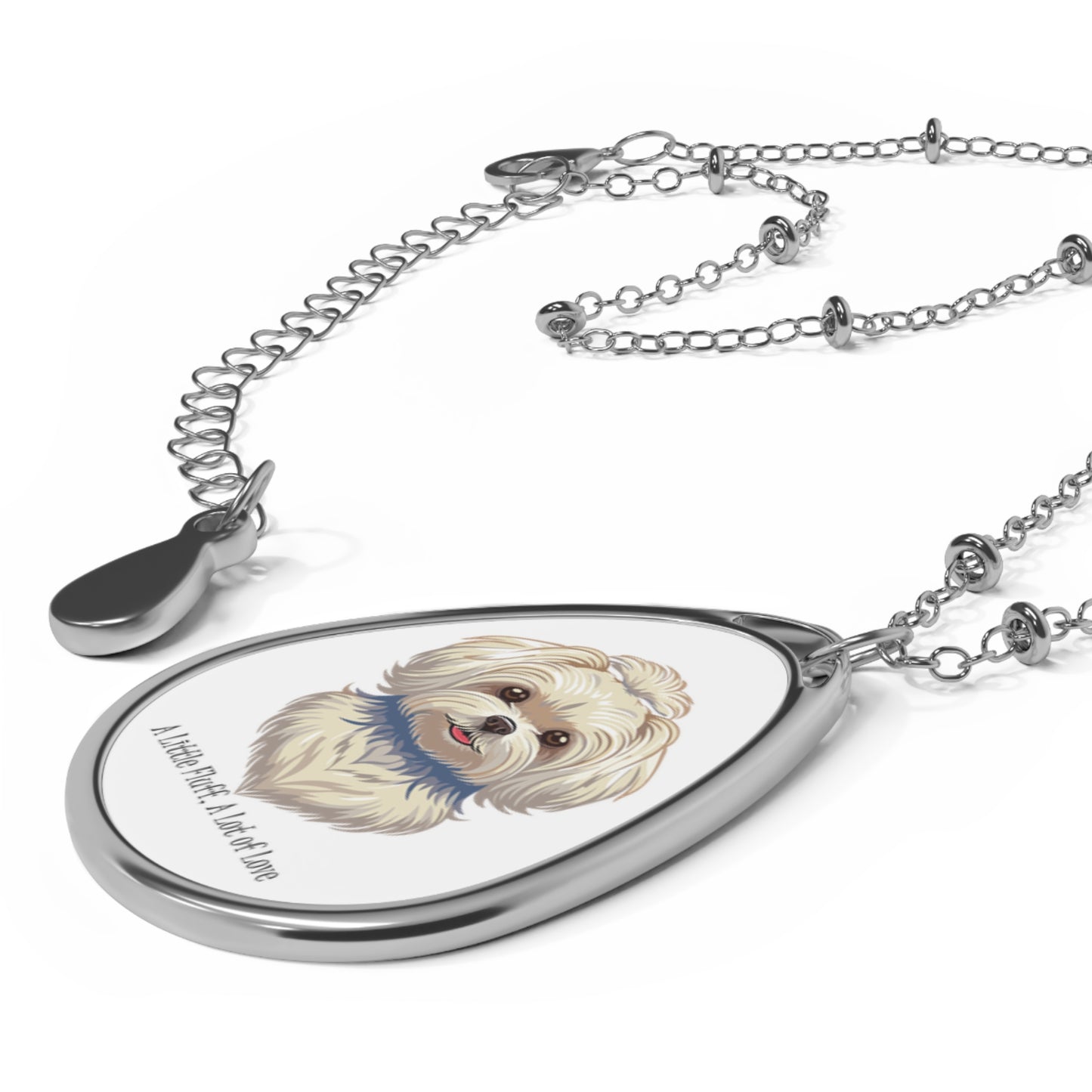 Maltese Oval Necklace – A Little Fluff, A Lot of Love
