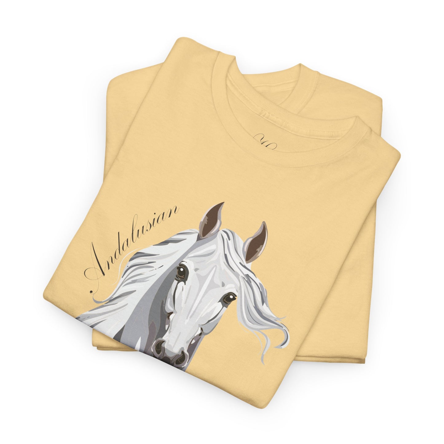Andalusian Horse Design Unisex Heavy Cotton Tee