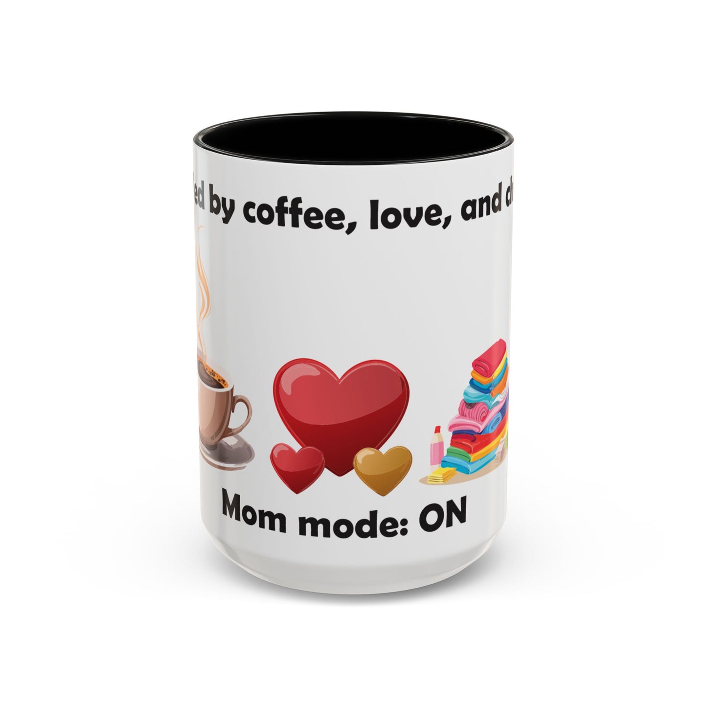 Mom Life Coffee Mug - 'Fueled by Coffee, Love & Chaos' - Perfect Gift for Moms