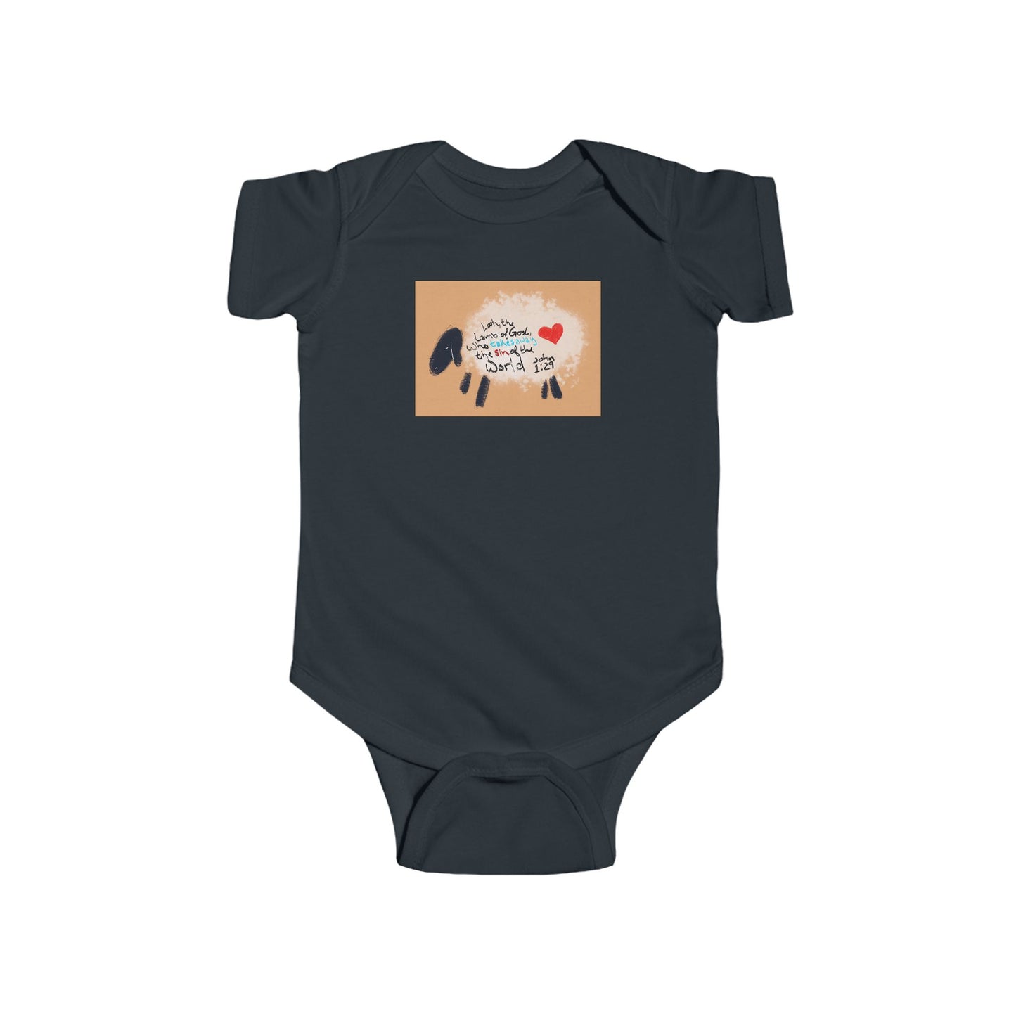 Cute Lamb of God Infant Bodysuit - Adorable Baby Outfit