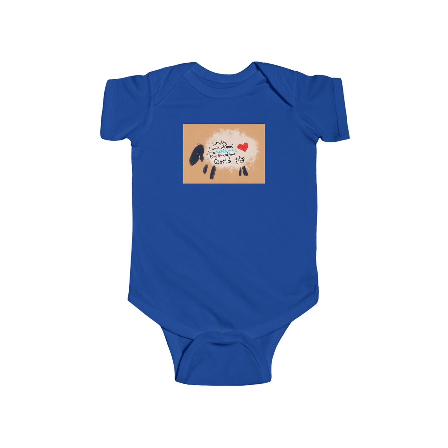 Cute Lamb of God Infant Bodysuit - Adorable Baby Outfit