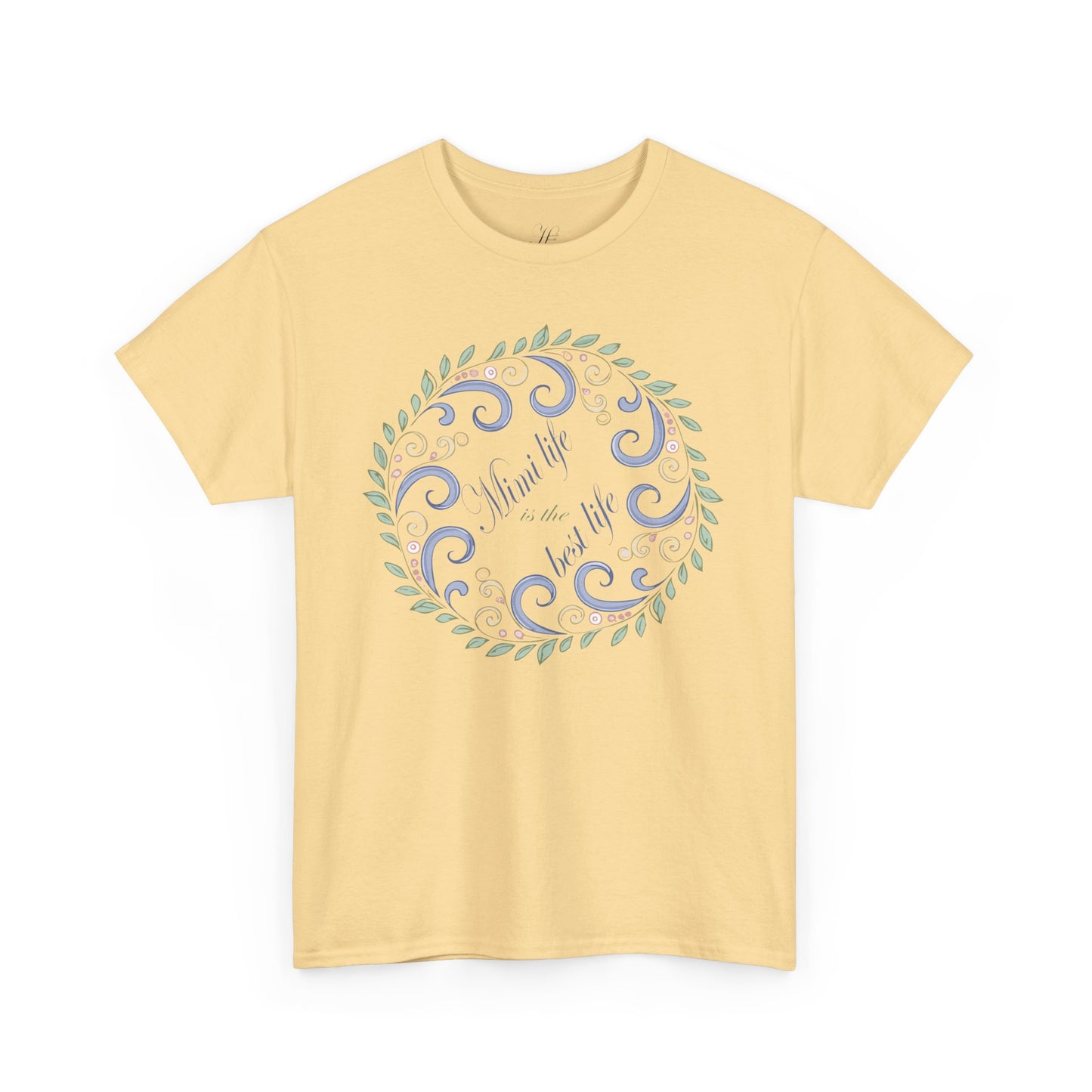 Inspirational Unisex Heavy Cotton Tee - "Mimi Life is the best life"