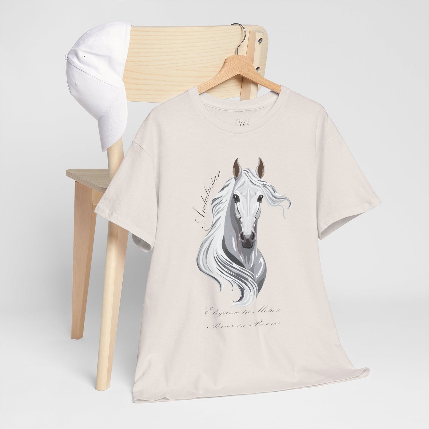 Andalusian Horse Design Unisex Heavy Cotton Tee