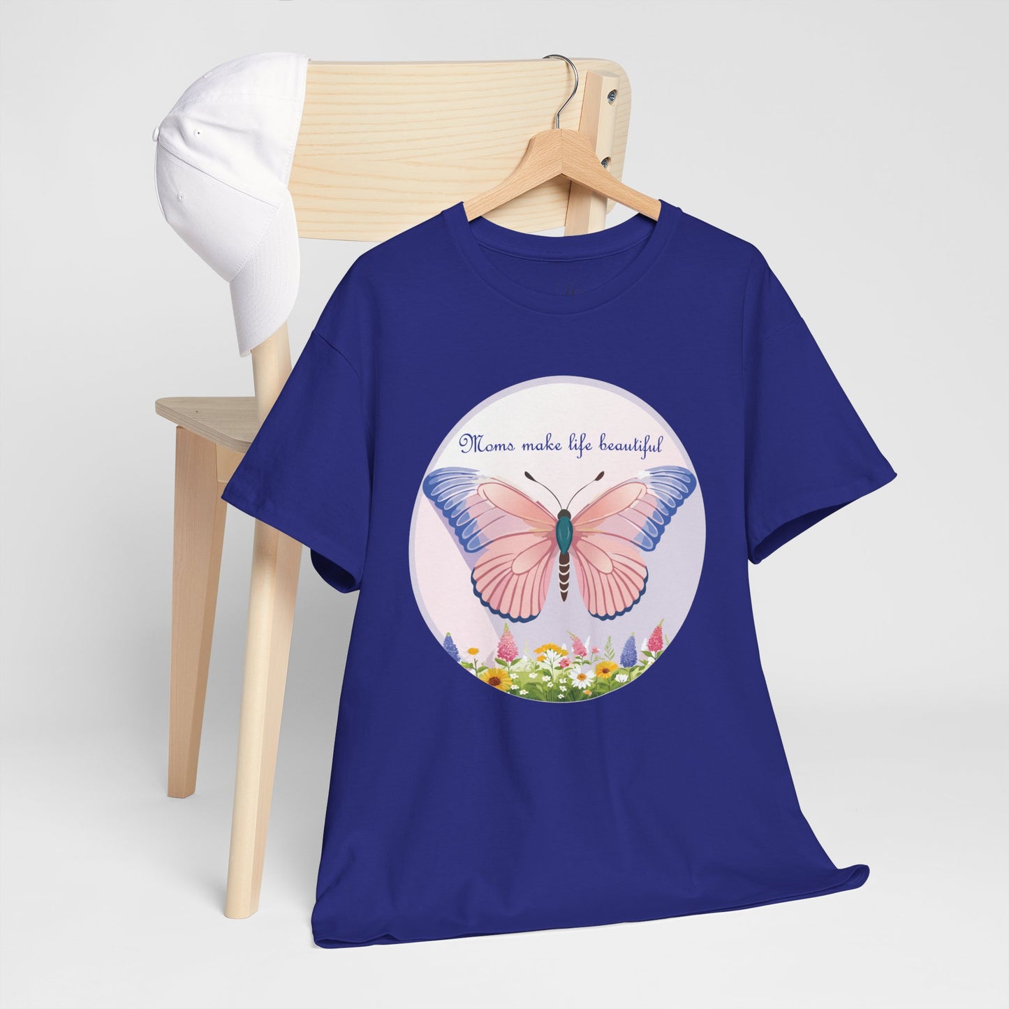 Mom Makes Life Beautiful Butterfly Tee