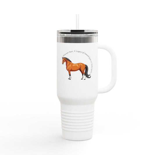 Peruvian Paso Equestrian Insulated Travel Mug - 40oz with Horse Design