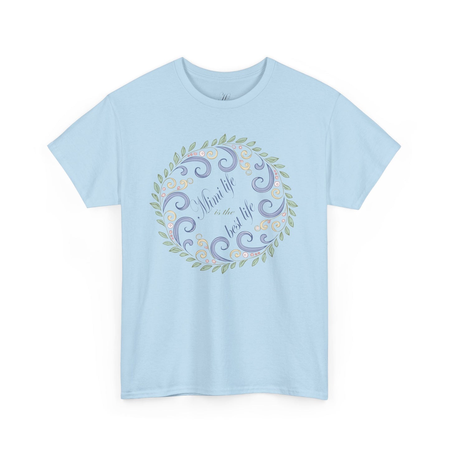 Inspirational Unisex Heavy Cotton Tee - "Mimi Life is the best life"