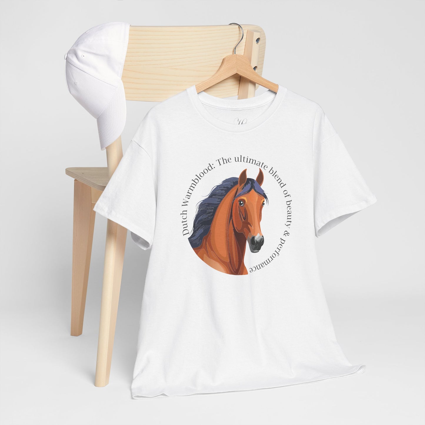 Dutch Warmblood Unisex Heavy Cotton Tee - "The Ultimate Blend of Beauty & Performance"