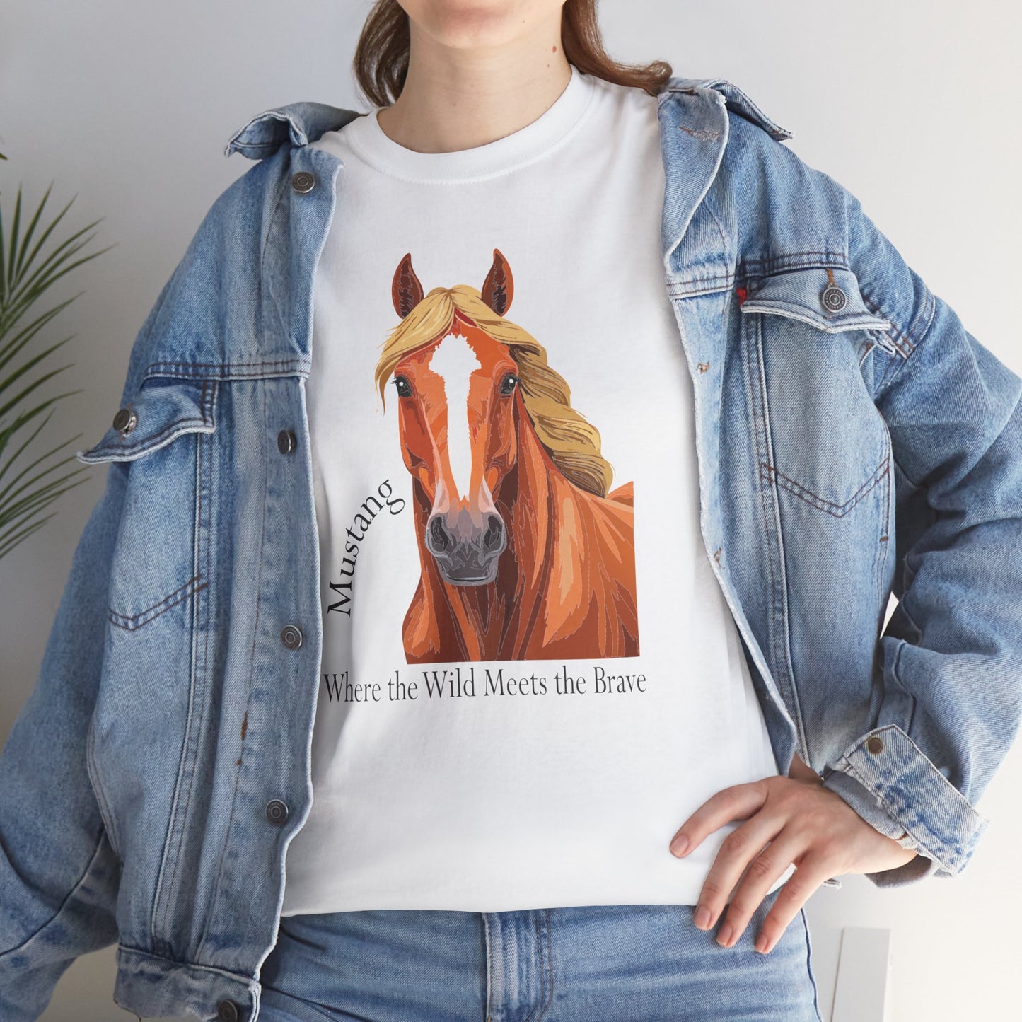 Mustang Unisex Heavy Cotton Tee