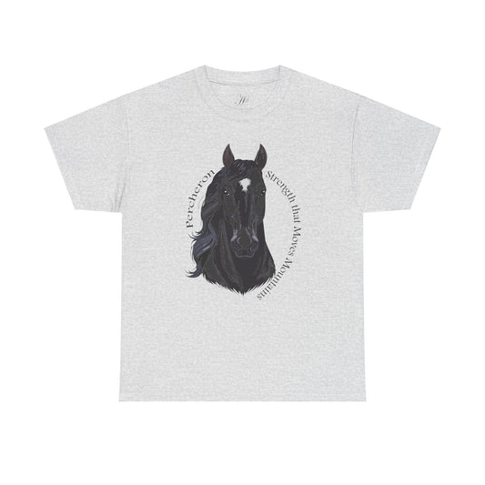 Percheron Unisex Heavy Cotton Tee - Horse Design