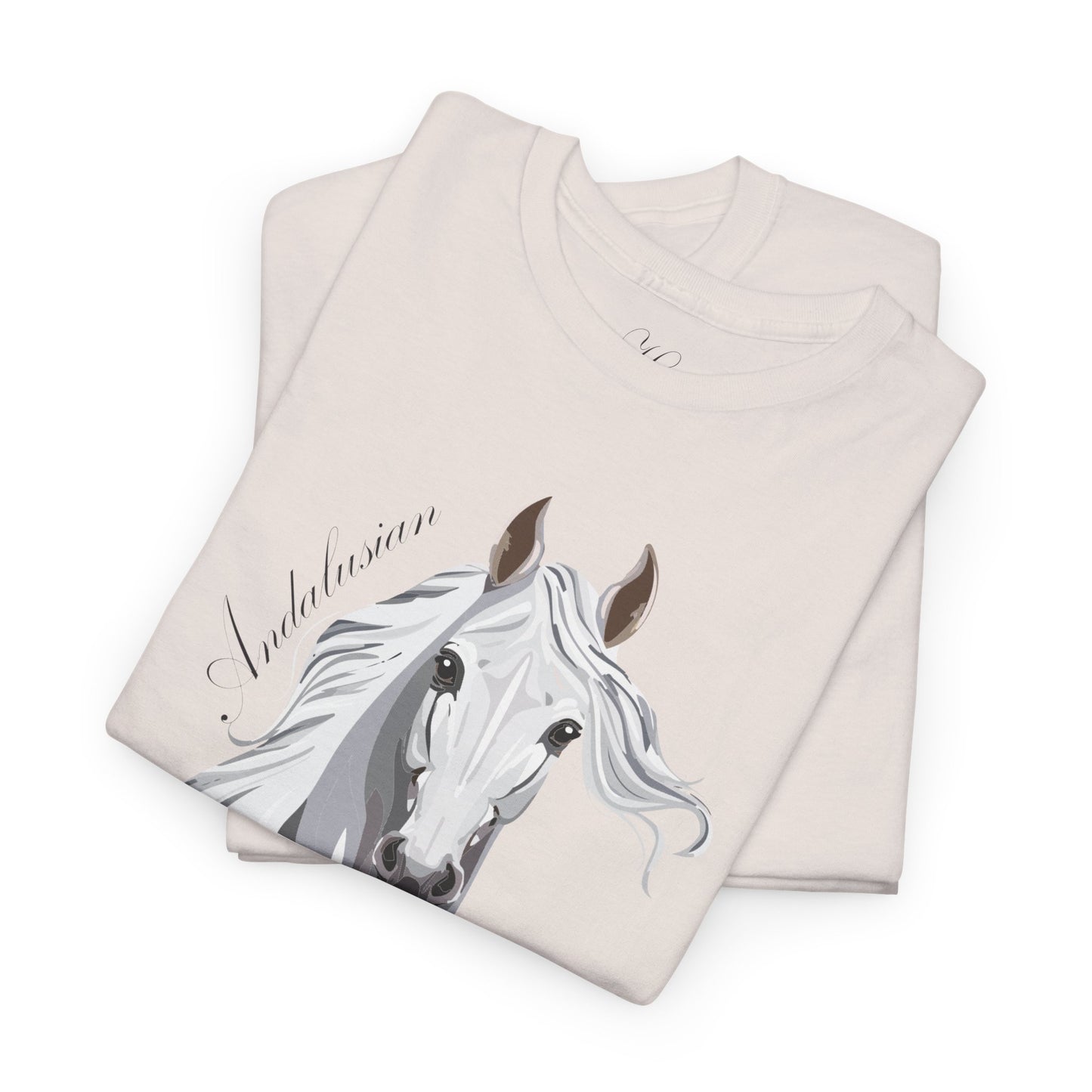 Andalusian Horse Design Unisex Heavy Cotton Tee