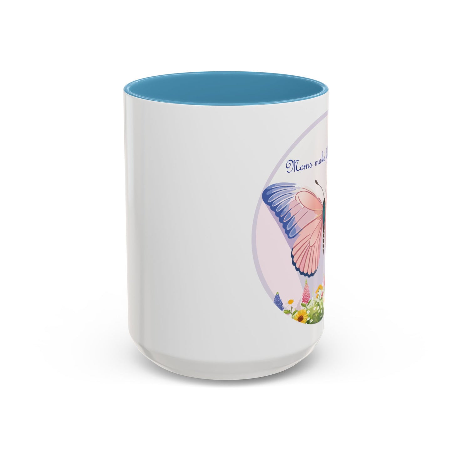 Mom's Beautiful Butterfly Accent Coffee Mug - Perfect Gift for Mother's Day
