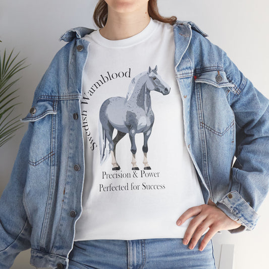 Swedish Warmblood Horse Tee - Precision & Power Design
