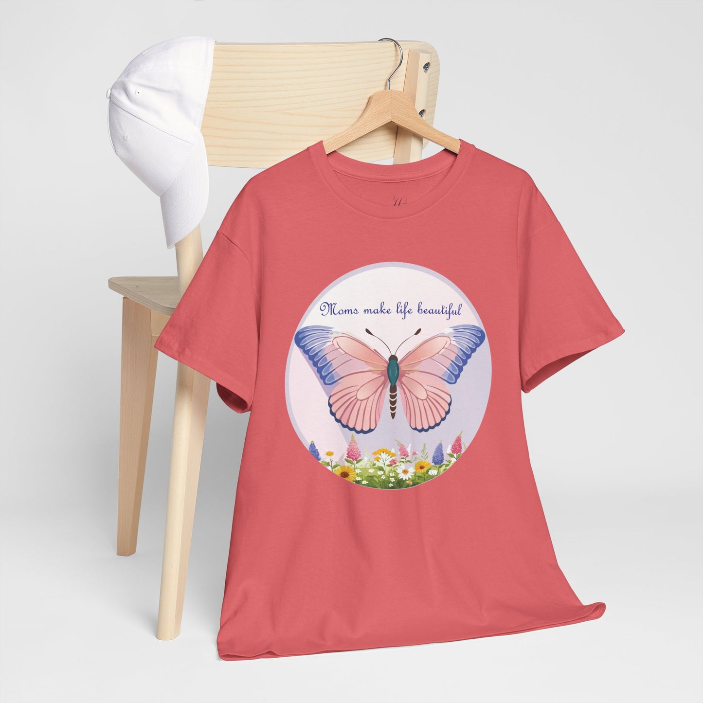 Mom Makes Life Beautiful Butterfly Tee