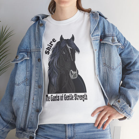 Shire Horse Unisex Heavy Cotton Tee