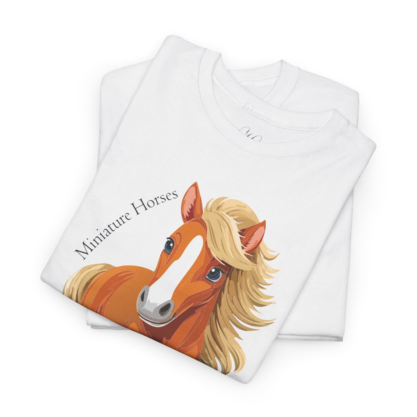 Miniature Horse Unisex Heavy Cotton Tee